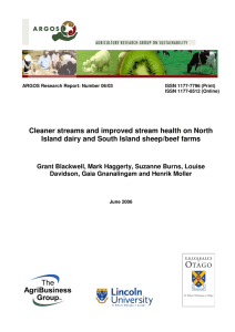 Cleaner streams and improved stream health on North