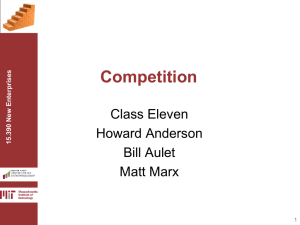 Competition  Class Eleven Howard Anderson
