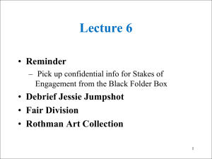 Lecture 6  Reminder Debrief Jessie Jumpshot