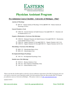 Physician Assistant Program
