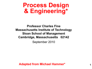 Process Design &amp; Engineering*