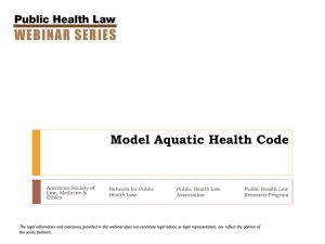 Model Aquatic Health Code