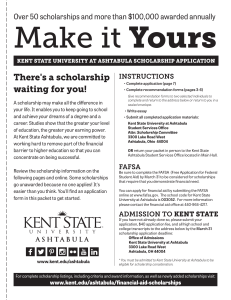 Make it Yours There's a scholarship waiting for you!