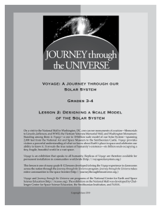 Voyage: A Journey through our Solar System Grades 3-4