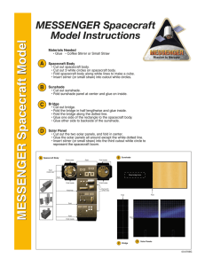 MESSENGER Spacecraft Model Instructions A