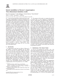 Kinetic instabilities in Mercury’s magnetosphere: Three-dimensional simulation results