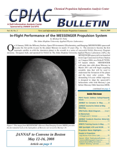 O In-Flight Performance of the MESSENGER Propulsion System