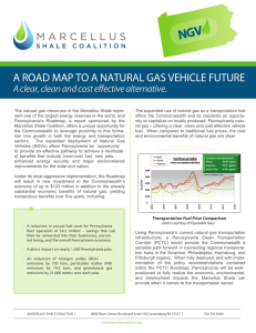 NGV A ROAD MAP TO A NATURAL GAS VEHICLE FUTURE
