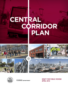 CENTRAL CORRIDOR PLAN DRAFT FOR PUBLIC REVIEW