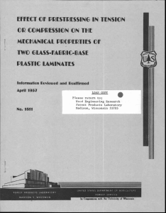 EFFECT OF PRESTRESSING IN TENSION OR COMPRESSION ON TUE MECHANICAL PROPERTIES CIF