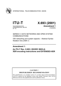 ITU-T X.693 (2001) Amendment 1