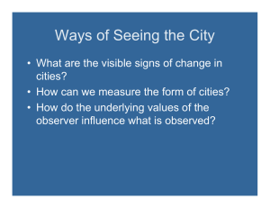 Ways of Seeing the City