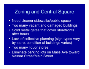 Zoning and Central Square