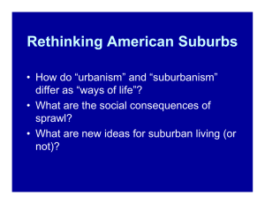 Rethinking American Suburbs