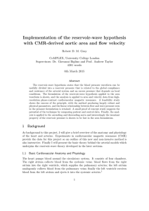 Implementation of the reservoir-wave hypothesis