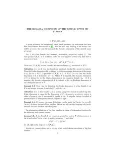 THE  KODAIRA  DIMENSION  OF  THE ... CURVES 1.  Preliminaries