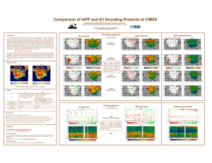 Comparison of IAPP and ICI Sounding Products at CIMSS