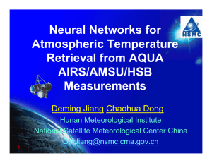 Neural Networks for Atmospheric Temperature Retrieval from AQUA AIRS/AMSU/HSB