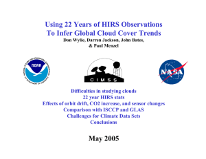 Using 22 Years of HIRS Observations