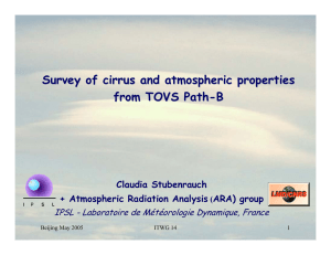 Survey of cirrus and atmospheric