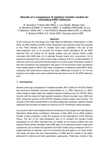 Results of a comparison of radiative transfer models for