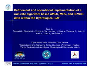 Refinement and operational implementation of a data within the Hydrological