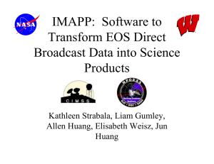 IMAPP:  Software to Transform EOS Direct Broadcast Data into Science Products