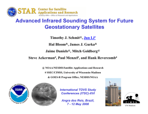 Advanced Infrared Sounding System for Future Geostationary Satellites