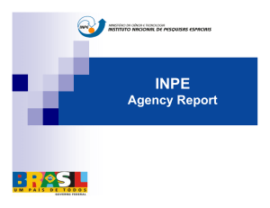 INPE Agency Report