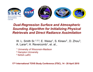 Dual-Regression Surface and Atmospheric Sounding Algorithm for Initializing Physical