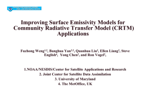 Improving Surface Emissivity Models for Community Radiative Transfer Model (CRTM) Applications