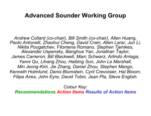 Advanced Sounder Working Group