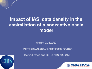 Impact of IASI data density in the assimilation of a convective-scale model
