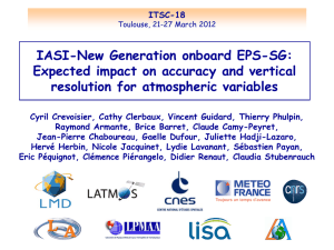 IASI-New Generation onboard EPS-SG: Expected impact on accuracy and vertical