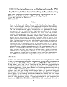 CrIS Full Resolution Processing and Validation System for JPSS