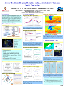 A Near Realtime Regional Satellite Data Assimilation System and Initial Evaluation