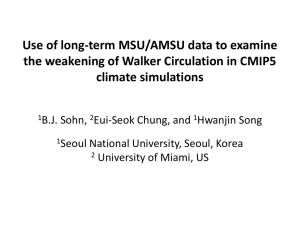 Use of long-term MSU/AMSU data to examine climate simulations