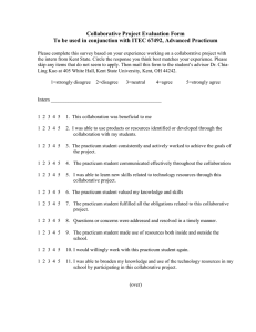 Collaborative Project Evaluation Form