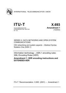 ITU-T X.693 Amendment 1