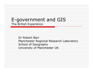 E-government and GIS