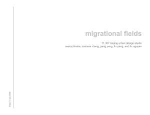 migrational fields 11.307 beijing urban design studio [ migrational fields ]