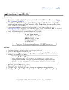 1. 2. Application Instructions and Checklist