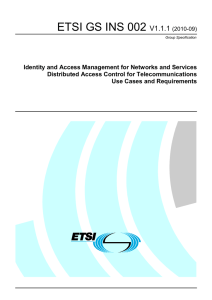 ETSI GS INS 002  V1.1.1