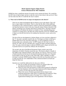 Hyde Jackson Square Main Streets Areas of Research for MIT Students