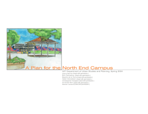 A Plan for the North End Campus