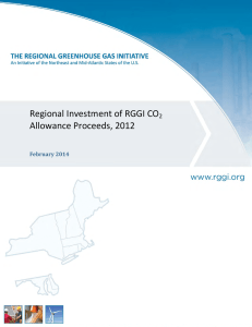 Regional Investment of RGGI CO  Allowance Proceeds, 2012 2