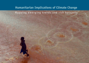 Humanitarian Implications of Climate Change i