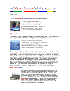 MIT Building Alliance Open Source