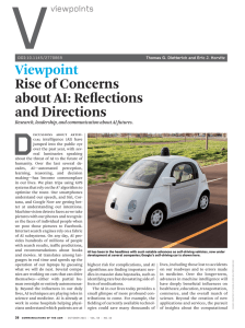 V D Viewpoint Rise of Concerns