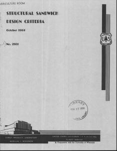 STRUCTURAL SANDWICH HEWN CHITIPIA Cacho. 1959 No. 2161